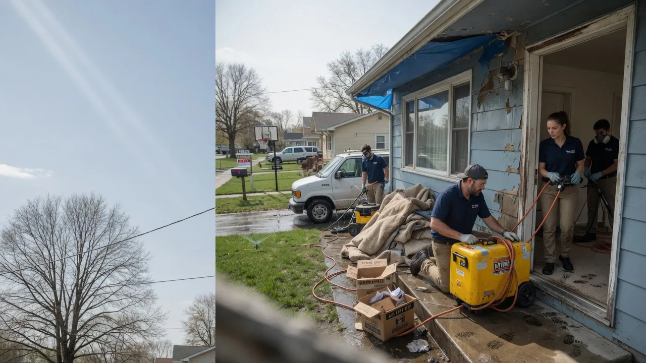 Basement Flood Cleanup in Spring Hill, KS near me